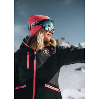 Veste Ski Femme  - Noir & Rose