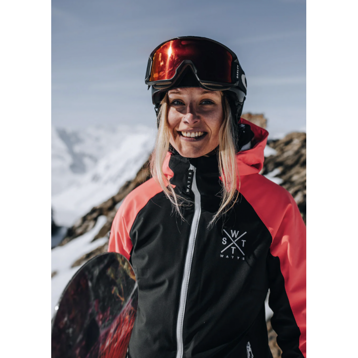 Veste Ski Femme  - Noir & Rose