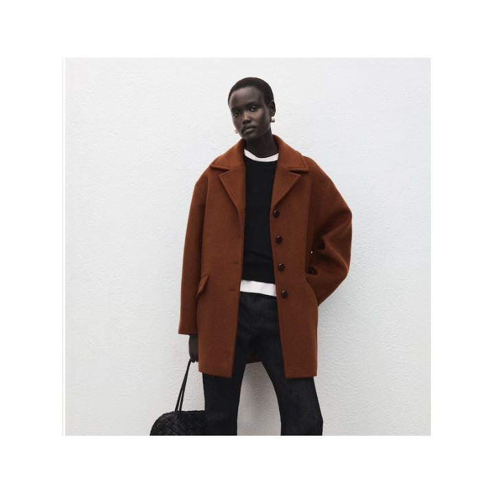 Manteau d'hiver femme mi-long tendance